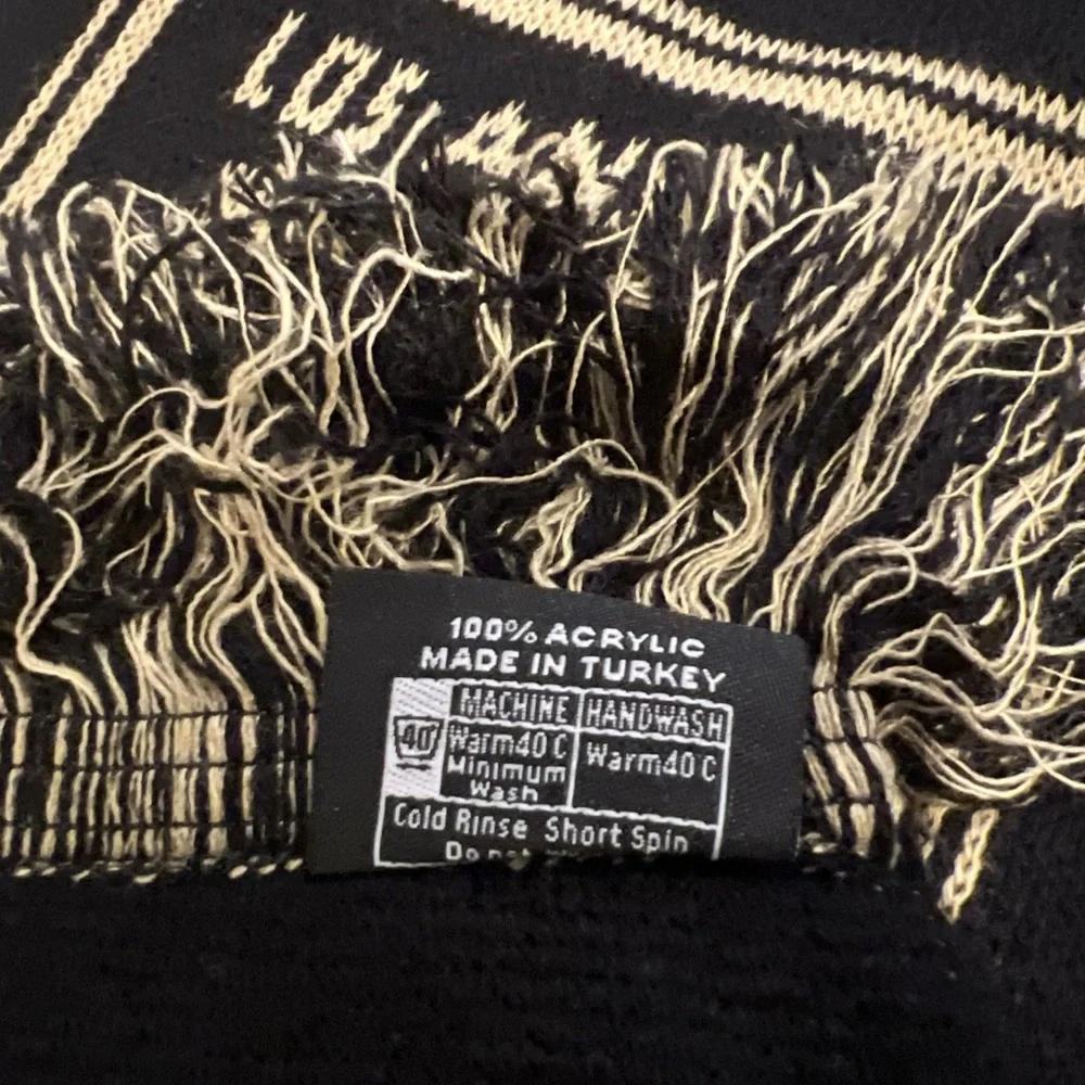 RUFFNECK LAFC Los Angeles Football Fan Club Fanatics Black Gold Supporter Scarf